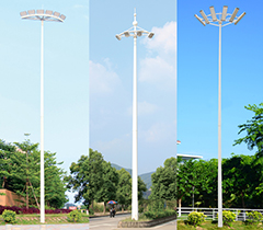 8米-18米半圓弧燈盤多頭LED中桿燈