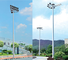 專業自動升降體育足球場高桿燈塔