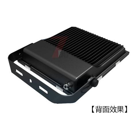 (QDLED-F017)超薄壓鑄鋁貼片LED泛光燈背面實拍效果