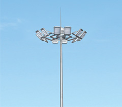 六邊12火自動升降高桿燈